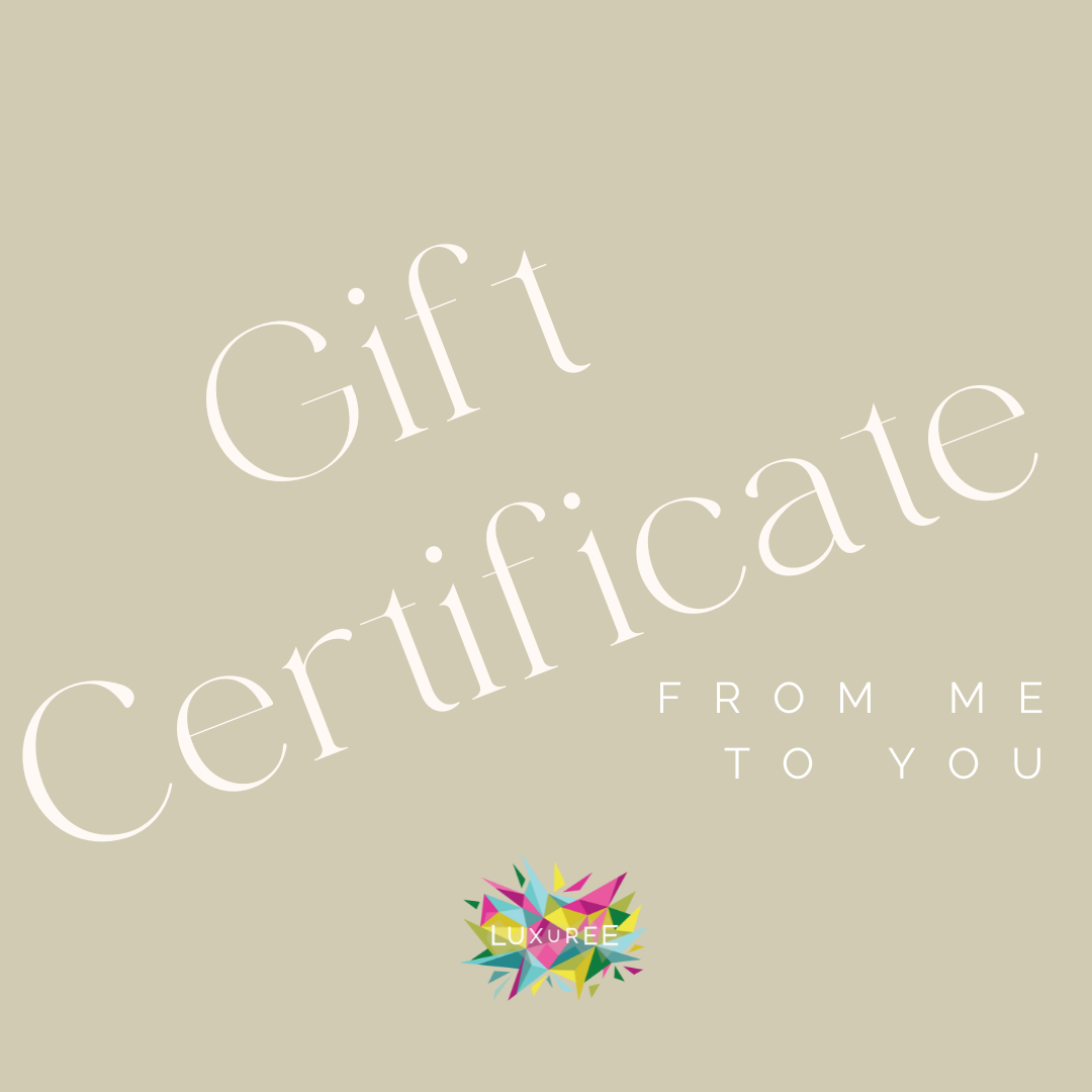 luxury gift certificates