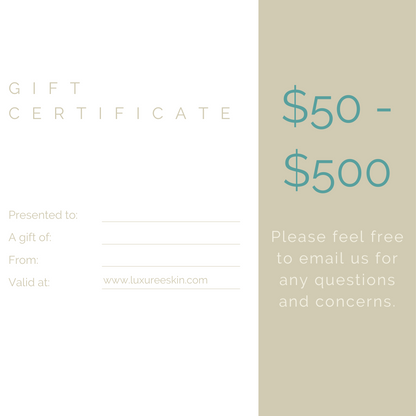 Virtual Gift Certificates